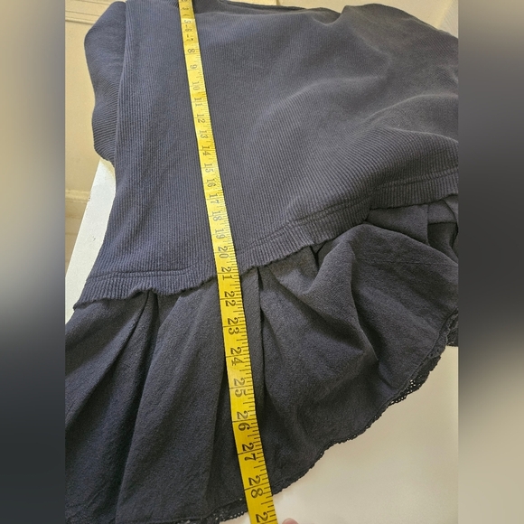 Free People Tunic Women's Dark Grey Size L - Picture 5 of 8